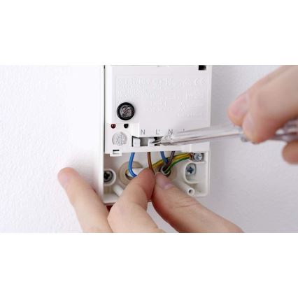 STEINEL 550615 - Alkonykapcsoló NightMatic 3000 Vario fehér IP54