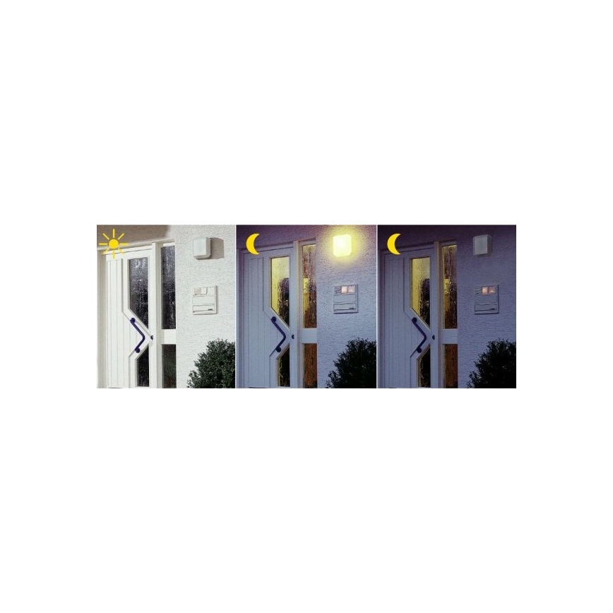 STEINEL 550615 - Alkonykapcsoló NightMatic 3000 Vario fehér IP54