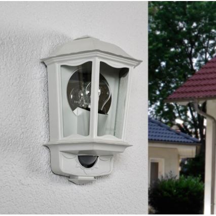 Steinel 644512 - Kültéri fali lámpa érzékelővel L 190 S 1xE27/100W/230V IP44