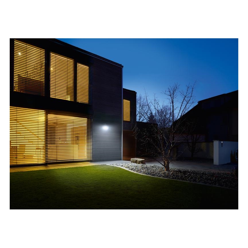 STEINEL 671006 - Solární senzorový LED-reflektor XSolar L-S 0,5W/LED bílá