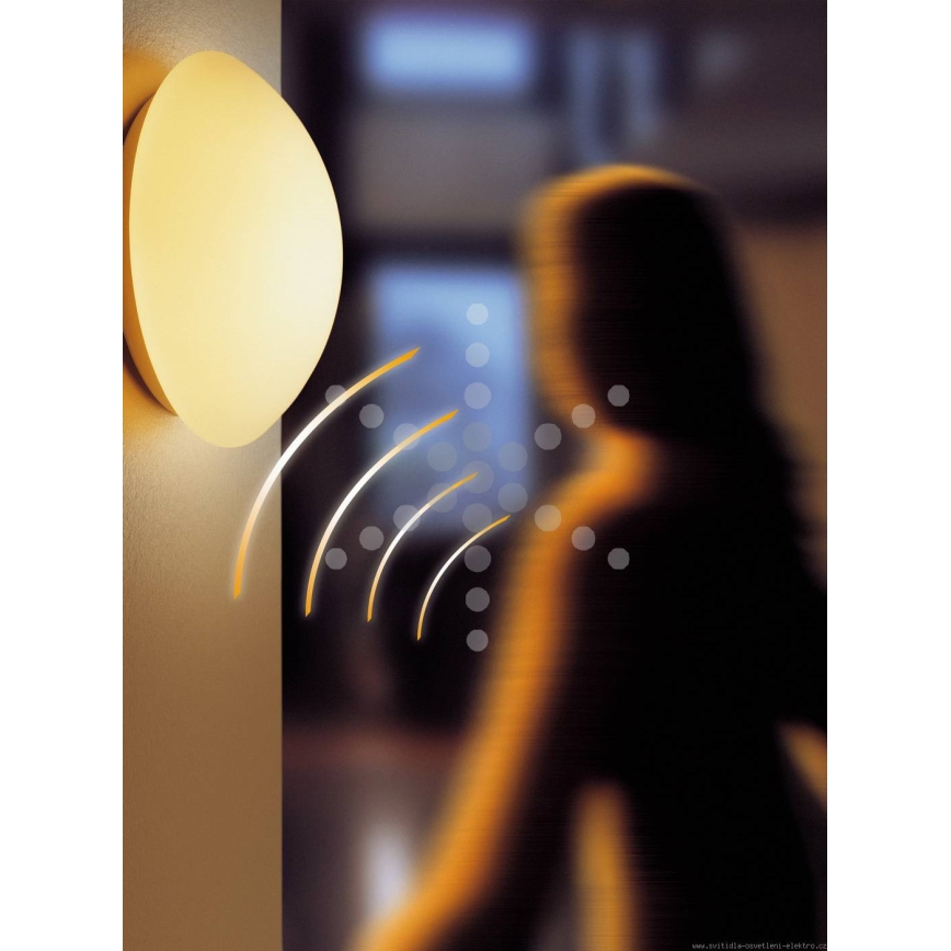 STEINEL 738013-RS 16L - Beltéri szenzoros lámpa 1xE27/60W