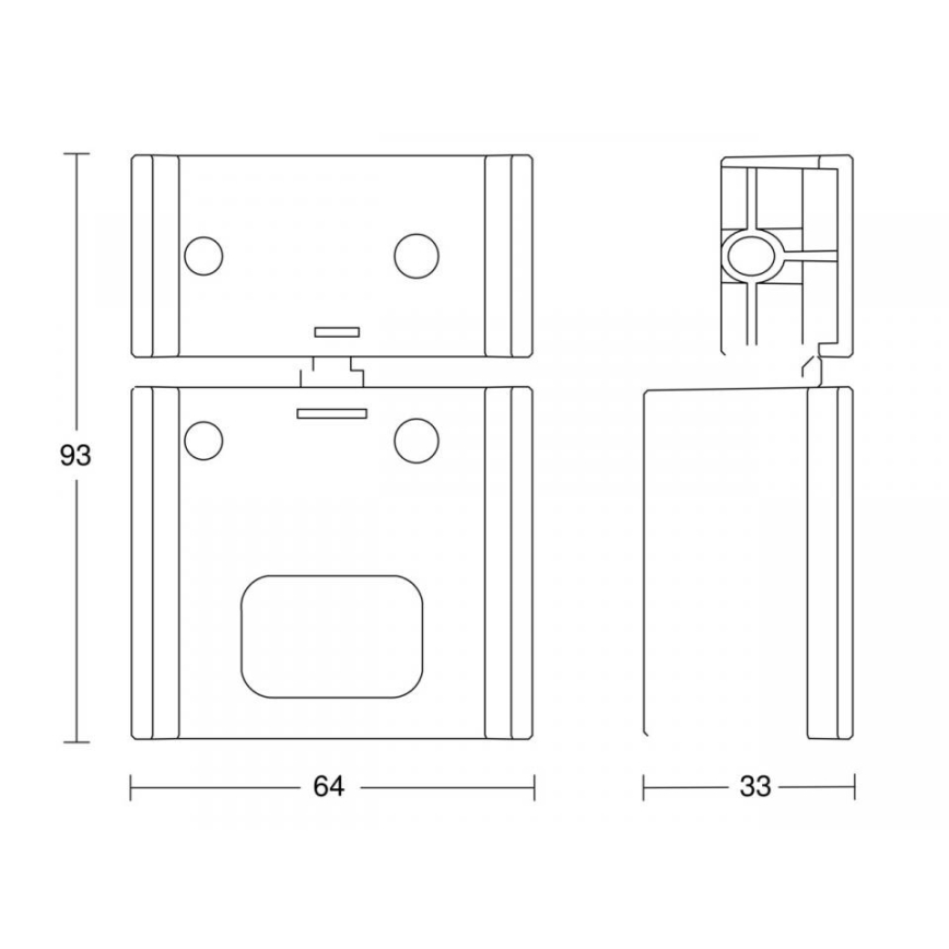 STEINEL 85148 - Sarok fali tartó IS ECO fehér