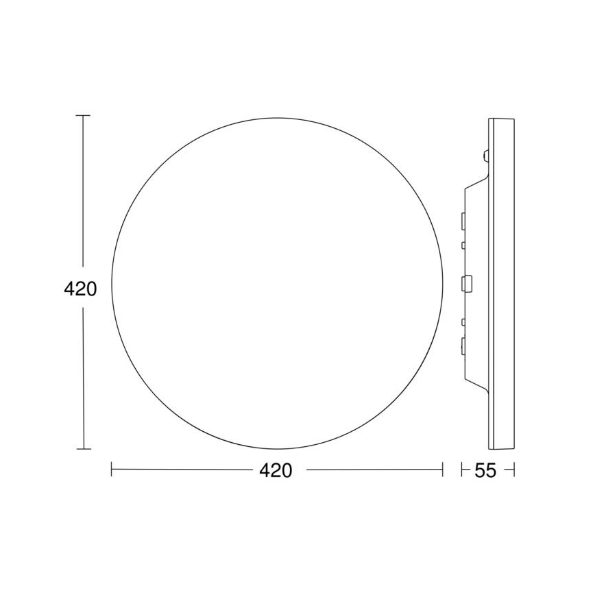 Steinel 067762 - LED Dimmelhető mennyezeti lámpa érzékelővel RS PRO R30 plus SC 23,7W/230V 4000K IP40
