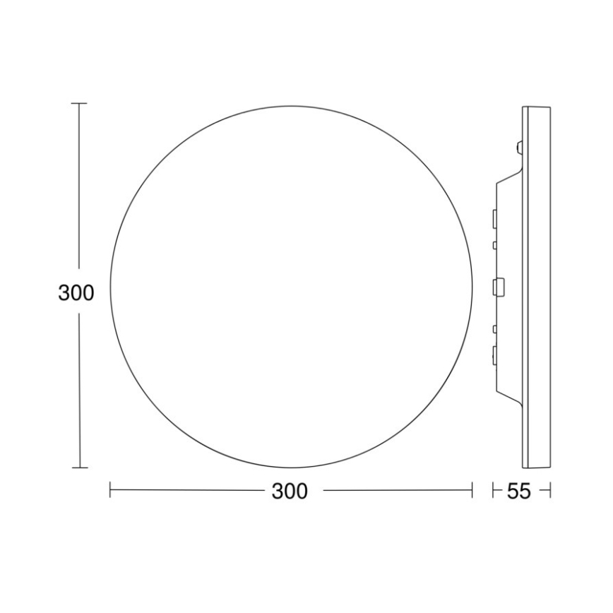 Steinel 067700 - LED  Dimmelhető mennyezeti lámpa érzékelővel RS PRO R10 PLUS SC 8,5W/230V IP40 4000K