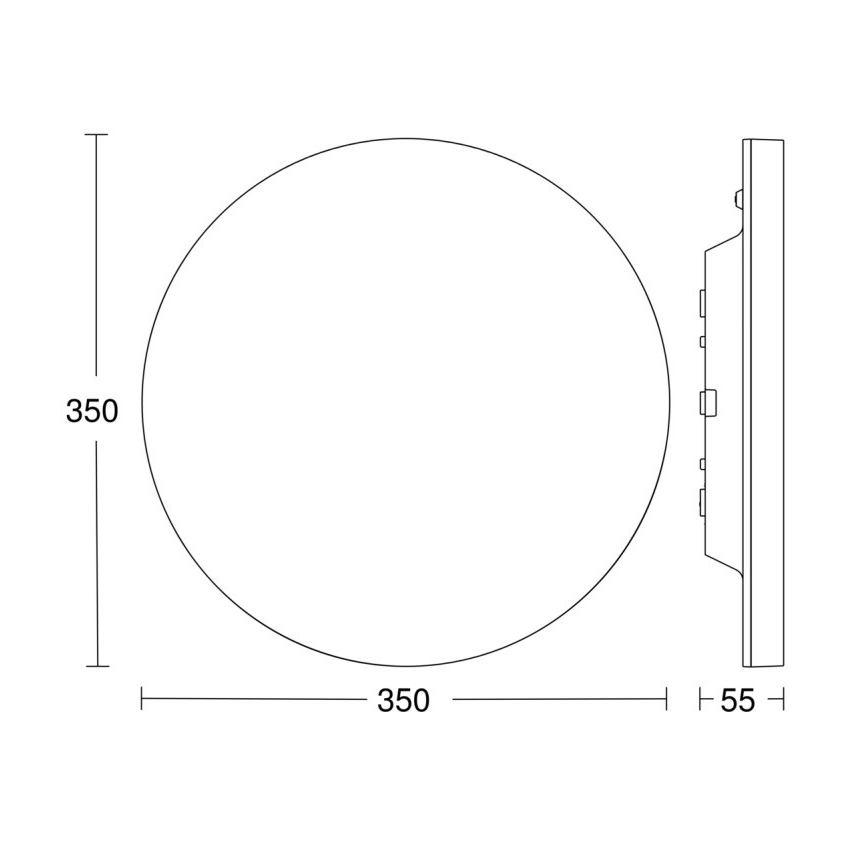 Steinel - LED Dimmelhető mennyezeti lámpa érzékelővel RSPROR20BASIC 15,3W/230V IP40 3000K