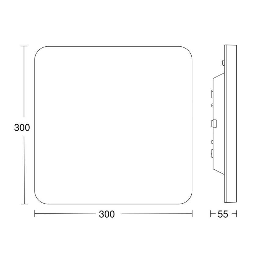 Steinel - LED Dimmelhető mennyezeti lámpa érzékelővel RSPROR20BASICQ 15,3W/230V IP40 4000K