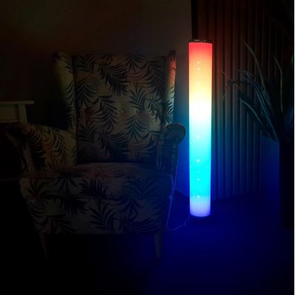 LED RGBW állítható fényerejű állólámpa STELLA LED/12W/230V + távirányító