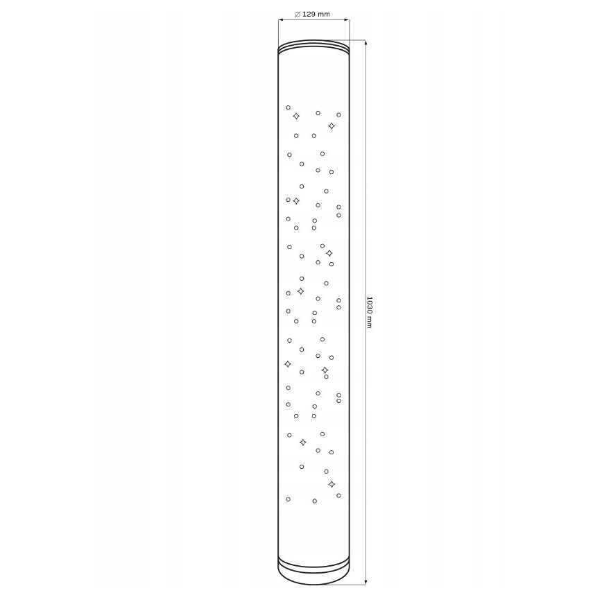 LED RGBW állítható fényerejű állólámpa STELLA LED/12W/230V + távirányító