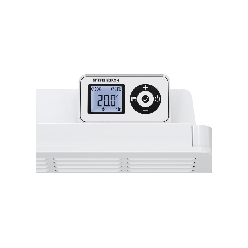 Stiebel Eltron - Fali konvektor LCD kijelzővel és elektronikus termosztáttal 2000W/230V IP24