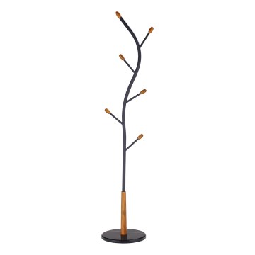 STILE álló ruhafogas 186x38 cm fekete