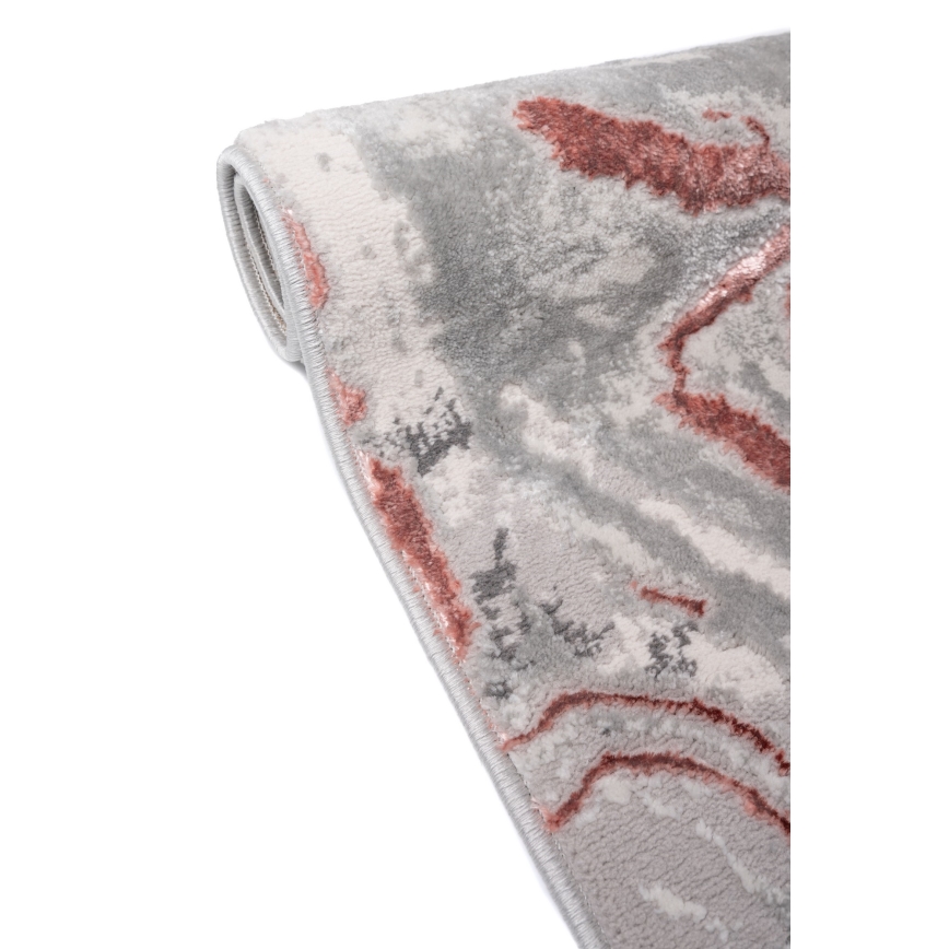 STONE szőnyeg 80x140 cm rózsaszín/szürke