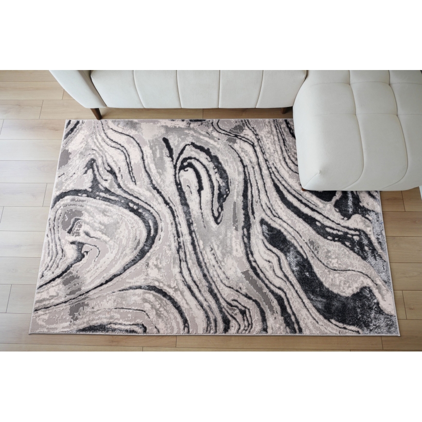 STONE szőnyeg 80x140 cm szürke/antracit