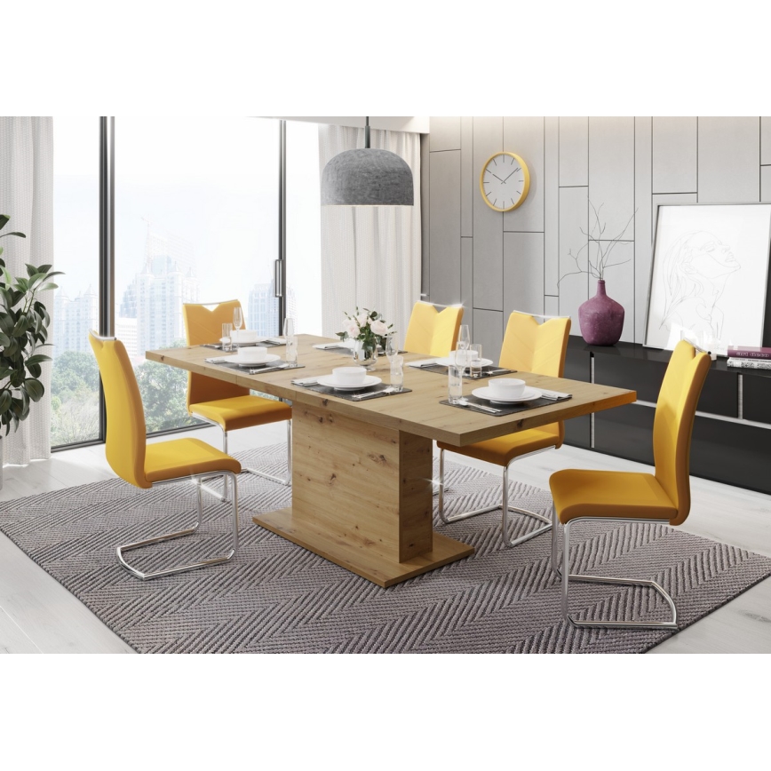 STRAP bővíthető étkezőasztal, artisan tölgy