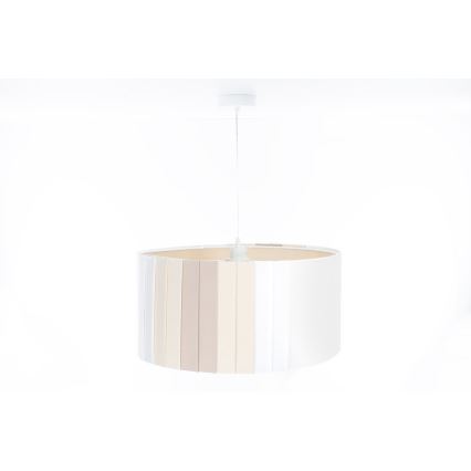 STRIPES kábelcsillár 1xE27/60W/230V átm. 40 cm krémszínű