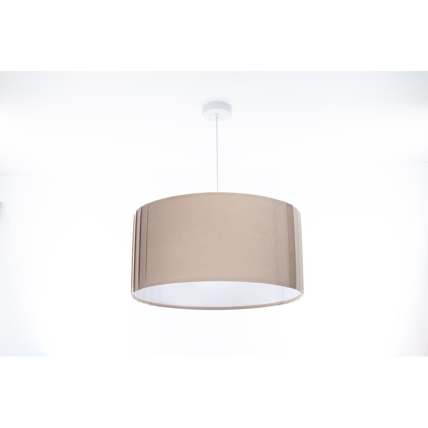 STRIPES kábeles csillár 1xE27/60W/230V Ø 40 cm bézs