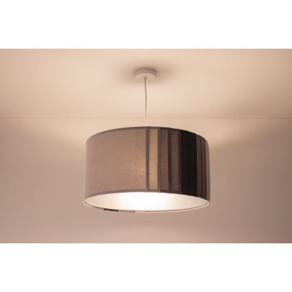 STRIPES kábeles függőlámpa 1xE27/60W/230V átm. 40 cm, szürke