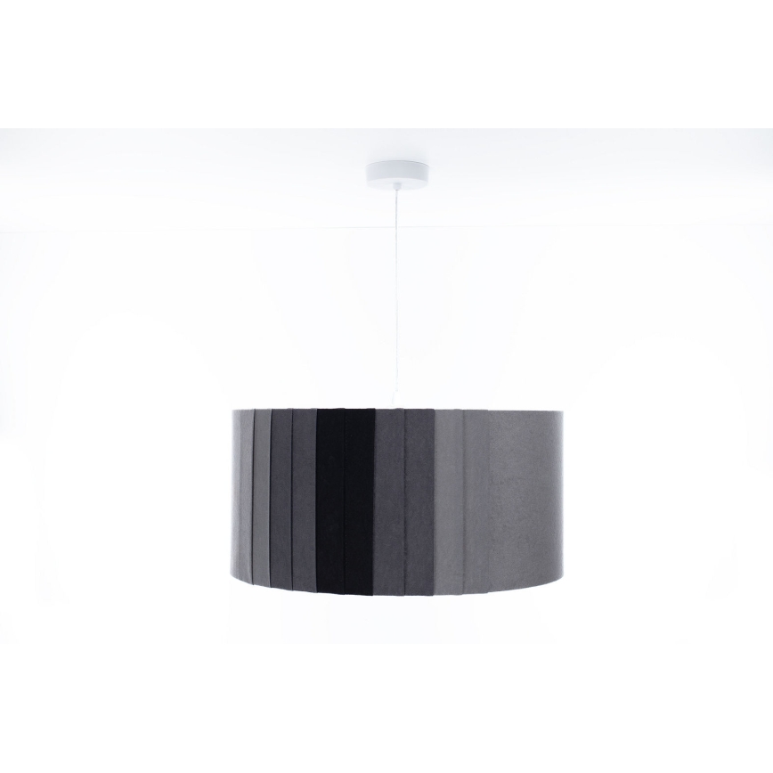 STRIPES kábeles függőlámpa 1xE27/60W/230V átm. 40 cm, szürke