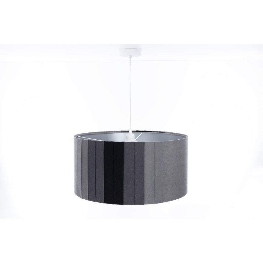 STRIPES kábeles függőlámpa 1xE27/60W/230V átm. 40 cm, szürke