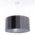 STRIPES kábellel függesztett függőlámpa, 1xE27/60W/230V, Ø 60 cm, szürke
