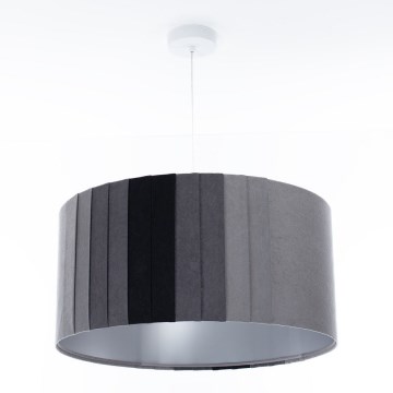 STRIPES kábellel függesztett függőlámpa, 1xE27/60W/230V, Ø 60 cm, szürke