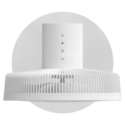 Stylies - ANTILA 2 az 1-ben álló ventilátor, 25W/230V, 88 cm, fehér + távirányító
