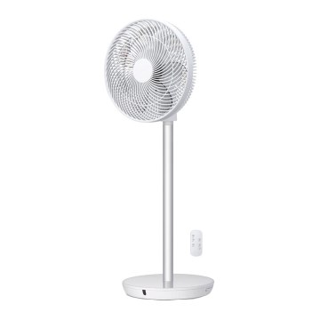 Stylies - TUKAN álló ventilátor, 25 W / 230 V, 60 cm, fehér, távirányítóval