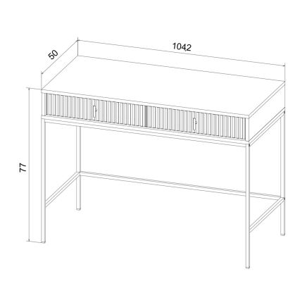 SUE konzolasztal bézs/kasmír