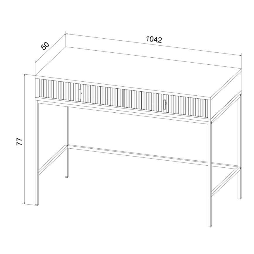 SUE konzolasztal zöld/fekete