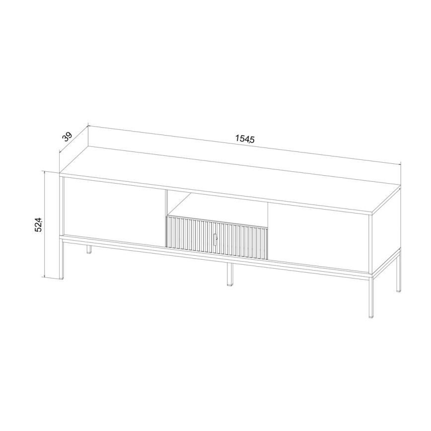SUE TV-szekrény bézs/kasmír