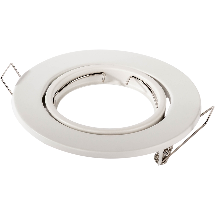 Süllyesztett mennyezeti lámpatest, 1x GU10/MR16, 10W, 230V, átmérő 9 cm, fehér