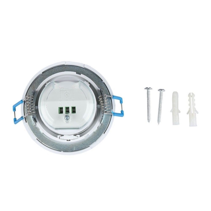 Süllyesztett mozgásérzékelő PIR 360° 400W/230V fehér