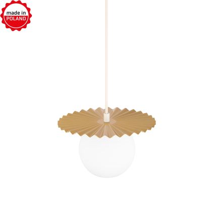 SUNPLISS kábeles csillár 1xG9/10W/230V átmérő 20 cm arany/krémszínű