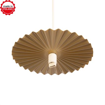 SUNPLISS kábeles csillár 1xG9/10W/230V átmérő 20 cm arany/krémszínű