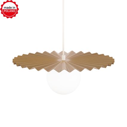 SUNPLISS kábeles függőlámpa 1xG9/10W/230V Ø 35 cm arany/krém