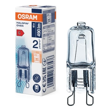 Sütőizzó HALOPIN G9/40W/230V 2700K - Osram