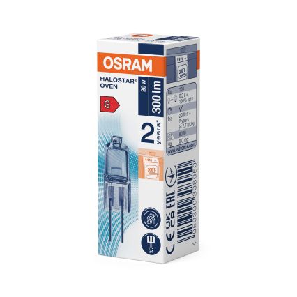 Sütőizzó HALOSTAR G4/20W/12V 2700K - Osram