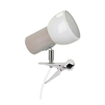 SVENDA csíptetős lámpa 1xE27/60W/230V tölgy