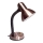 Szabályozható fényerejű lámpa KADET -S 1xE27/40W/230V barna