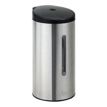 Szappanadagoló 10,2x22 cm ezüst/fehér