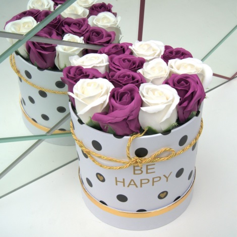Szappanhab rózsa BE HAPPY - M méret (13 darab)
