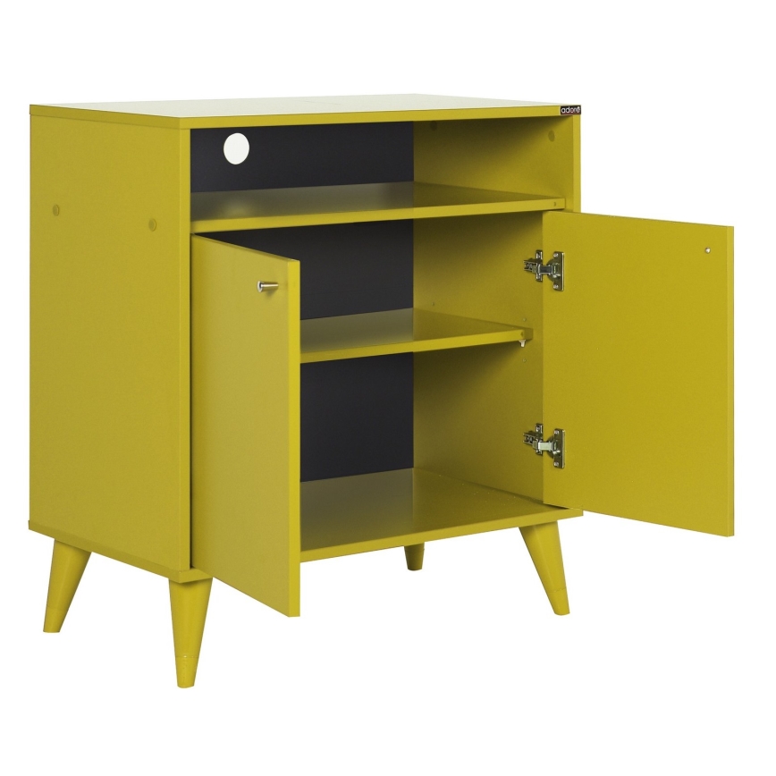 Szekrény 79x73 cm zöld