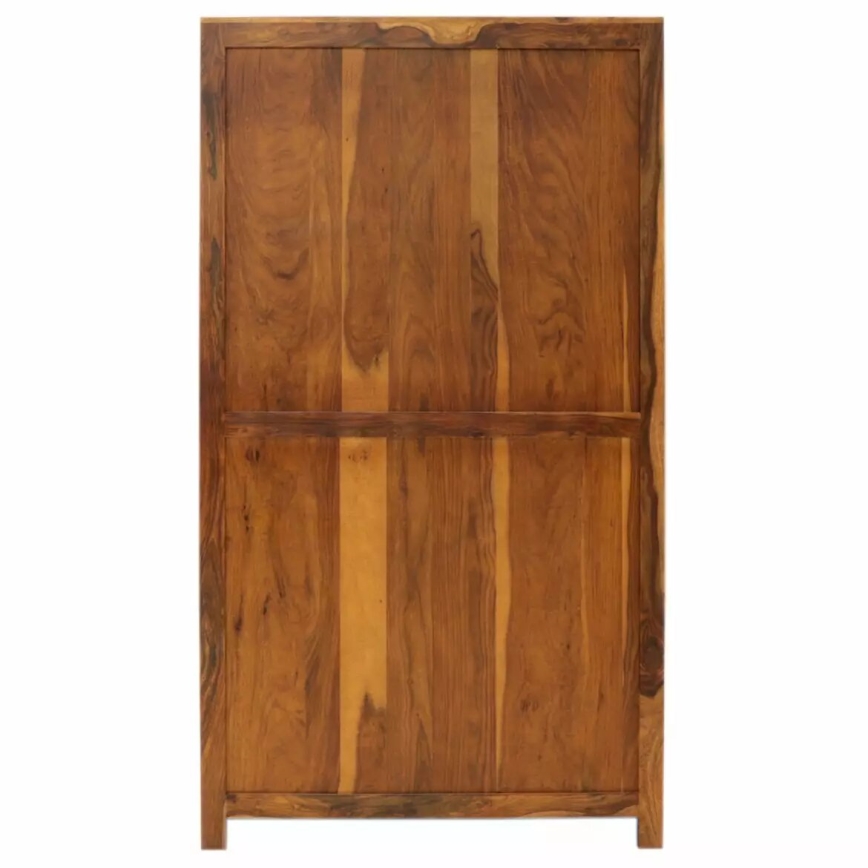 Szekrény GANI 200x110 cm tömör fa/rózsafa