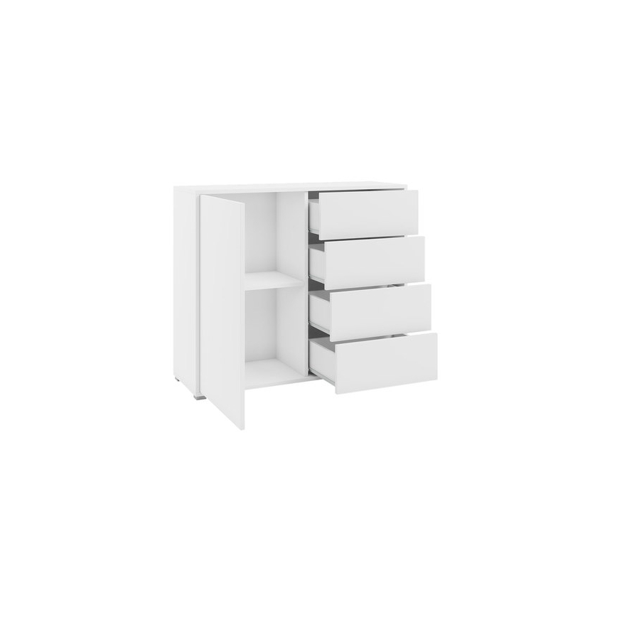 Szekrény GESITA 93x41 cm fehér