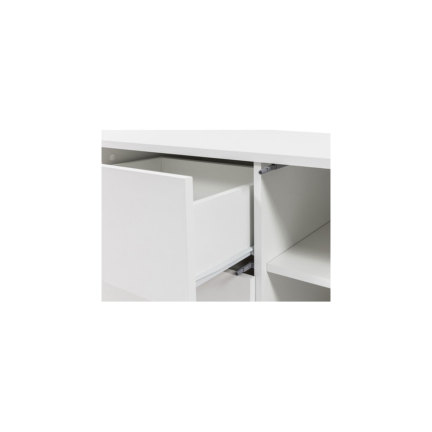 Szekrény GESITA 93x41 cm fehér