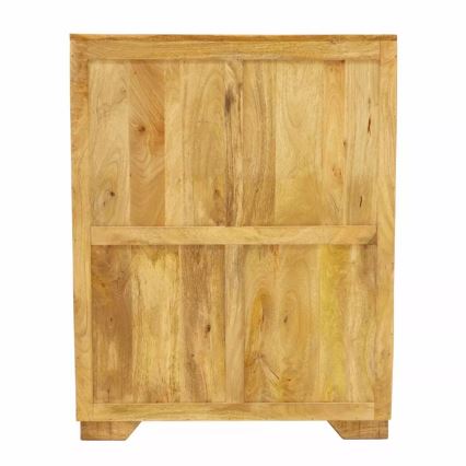 Szekrény MANU 115x90 cm tömör fa/mangó fa
