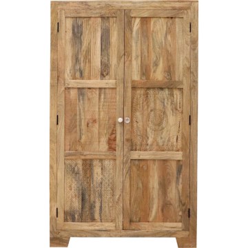 Szekrény MANU 200x120 cm tömör fa/mangó fa