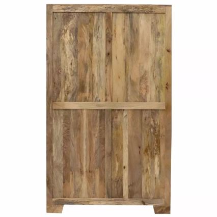 Szekrény MANU 200x120 cm tömör fa/mangó fa