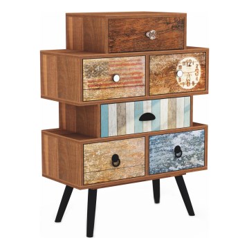 Szekrény MEZO 85x63 cm barna