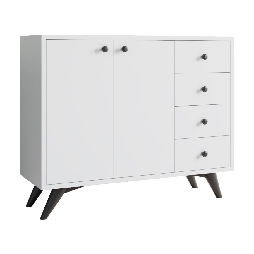 Szekrény WAGA 82x100 cm fehér