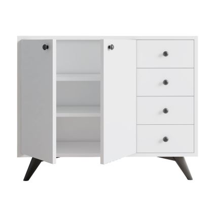 Szekrény WAGA 82x100 cm fehér